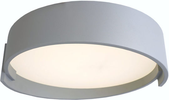 Lightex Таванно осветление 40бр Сив с Вграден LED