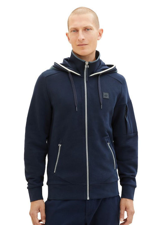 Light Blue Hoodie Cardigan
