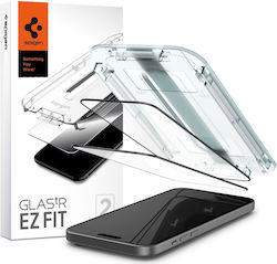 Spigen Full Face Tempered Glass Black (iPhone 15)