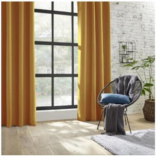 Atmosphera Verdunkelung mit Grommets Gelbe 140x260cm