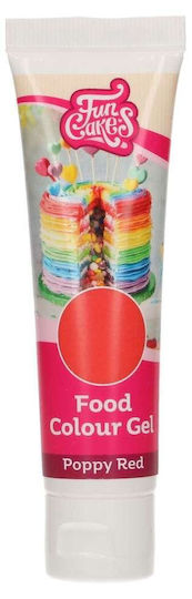 Fun Cakes Χρώμα Ζαχαροπλαστικής σε Μορφή Gel Κόκκινο 30gr Σωληνάριο