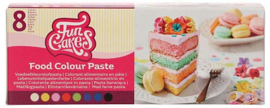Fun Cakes Lebensmittelfarbe Mehrfarbig 8Stück