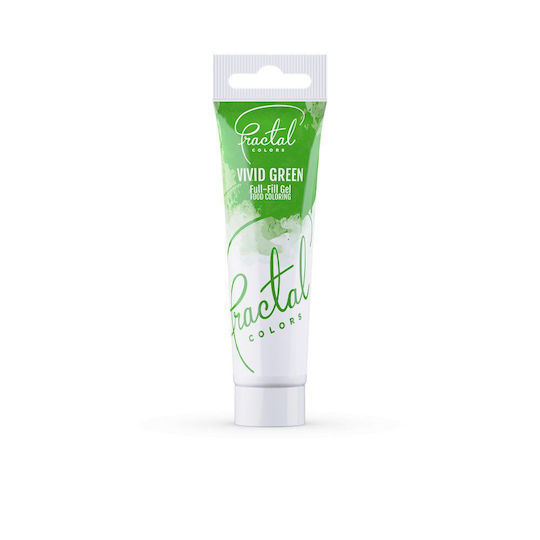 Fractal Colors Food Colouring Paste Vivid Green Tube 30ml