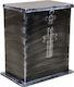 Gedenkornament Metallisch Weihrauchfass aus Metall 24x20x24cm