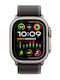 Apple Watch Ultra 2 Titanium 49mm Waterproof with eSIM and Heart Rate Monitor (Blue/Black Trail Loop - S/M)