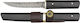 Albainox Damascus Μαχαίρι Μαύρο σε Θήκη