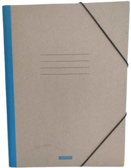 CHartosyn Folder Prespan with Rubber Band and Ears for Paper A4 Brown