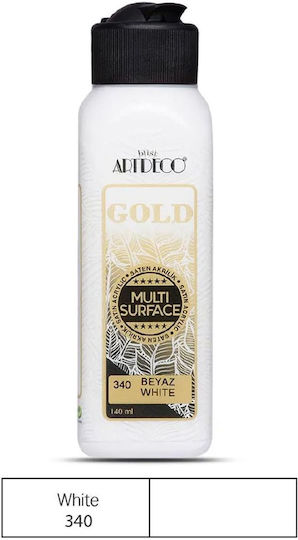 Art & Hobby Acrylic Paint Set White 340 140ml 1Stück