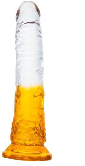 Dragon Realistisches Dildo Mit Saugnapf Orange 19cm
