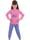 Roly Poly Kinder Schlafanzug Winterlich Baumwoll Rosa