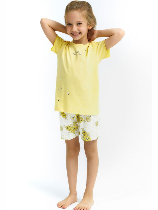 Roly Poly Kids Pyjamas Summer Cotton Yellow