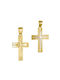 Papoulidis Jewellery Men's Gold Cross 14K with Chain