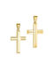 Papoulidis Jewellery Men's Gold Cross 14K with Chain