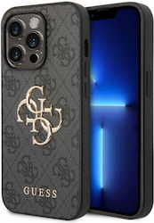 Guess Metal Logo Сив (Apple iPhone 15 Pro)