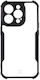 Tactical Quantum Stealth Cover Umschlag Rückseite Kunststoff Transparent (iPhone 15 Pro)