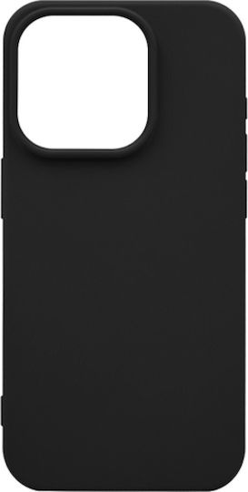 Vivid Cover Back Cover Σιλικόνης Μαύρο (iPhone 15 Pro)