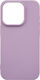 Vivid Cover Back Cover Σιλικόνης Λιλά (iPhone 15 Pro)