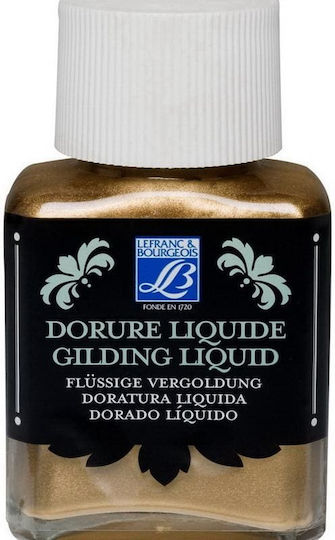 Lefranc Bourgeois Gilding Liquid Liquid Craft Paint Brown for Wood and Glass 75ml