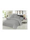 Le Blanc Fern Pillowcase Set with Envelope Cover Grey - Fern Grey 50x70cm.