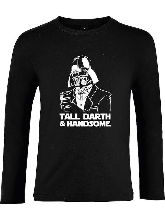 Kirikoko Kinderoberteile Langärmelig Schwarze Tall Darth And Handsome Star Wars
