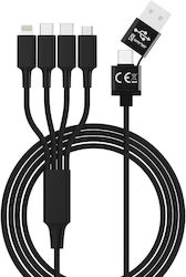 Smrter Hydra Elite 6in1 USB to Lightning / Type-C / micro USB Cable 1m Smrter Hydra Elite 6in1 USB to Lightning / Type-C / micro USB Cable 1m