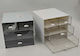 Kosmetikorganisator mit Schubladen Grau 17x15,5x14,5cm