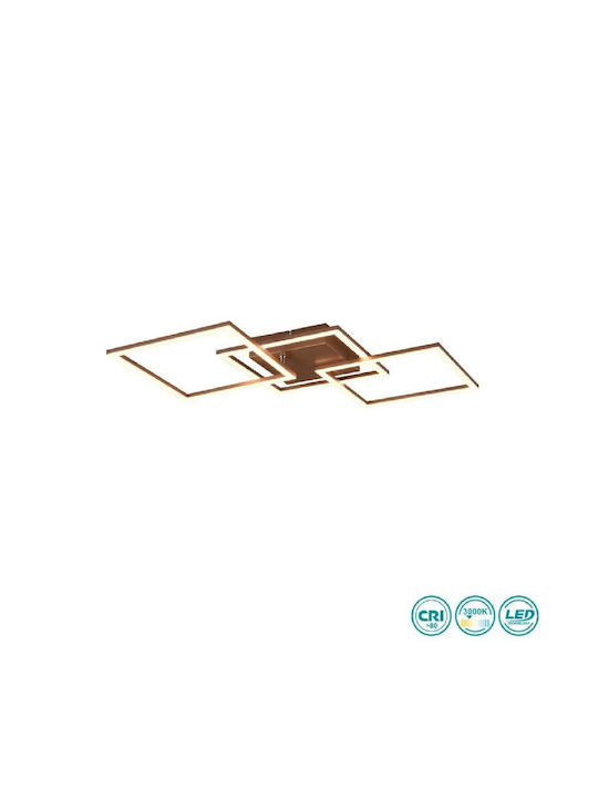 Trio Lighting Ceiling Mount Light 44.6cm Brown ...
