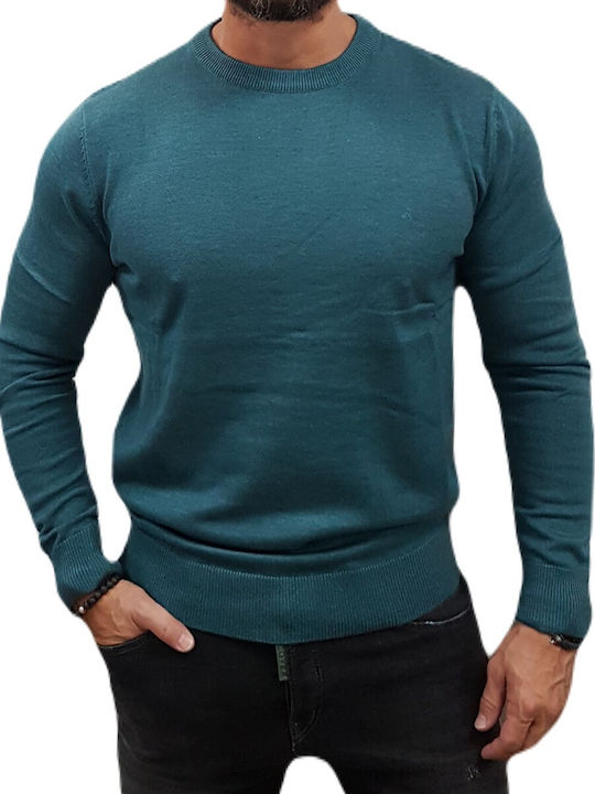 Rebase Men's Long Sleeve Sweater Petrol Melange