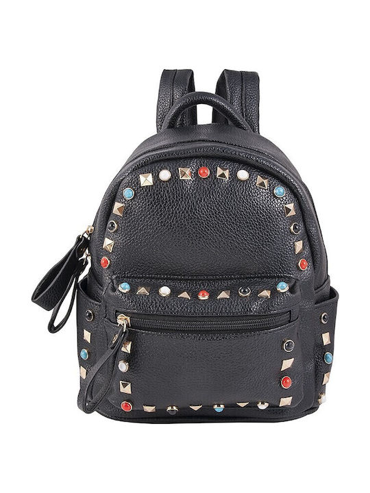 V-store Women's Black Backpack Bag