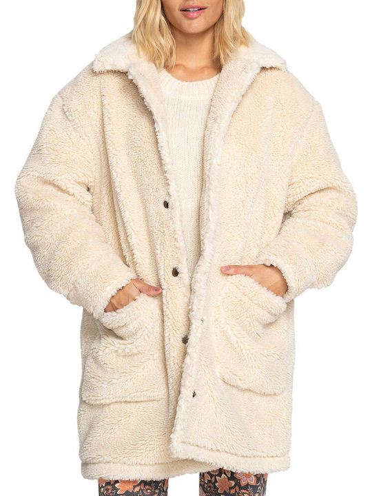 Night Ride Women's Long Lifestyle Jacket for Winter White