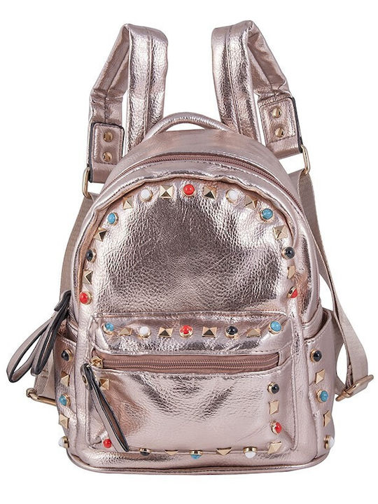V-store Women's Pink Backpack Bag