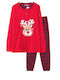 Cootaiya Winter Women's Pyjama Set Cotton Red