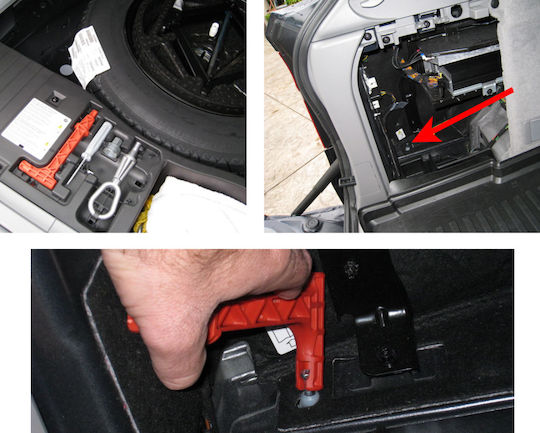Auto-Notfallhämmer Rotes