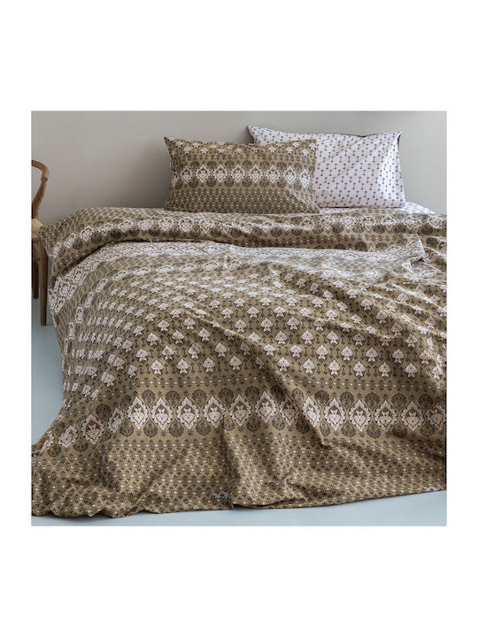 Palamaiki Fl6218 Single Cotton Duvet Cover Set with Pillowcases 170x250
