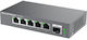 Grandstream GWN7701PA Unverwaltet L2 PoE+ Switch mit 8 Ports Gigabit (1Gbps) Ethernet