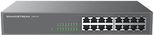 Grandstream GWN7702 Negestionat L2 Switch cu 16 Porturi Gigabit (1Gbps) Ethernet