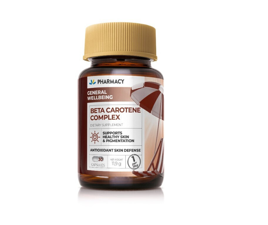 Pharmacy Beta Carotene Complex 30 κάψουλες Skroutz.gr