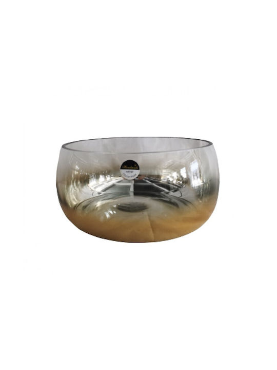 Karvounis Decorative Bowl Gold 21.5x21.5x10.4cm