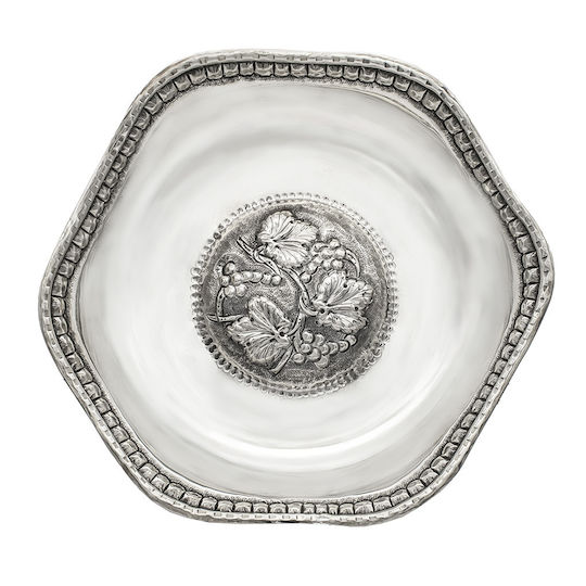 Savvas Design Bol Decorativ Argint Argintiu 21x21x3cm 1buc
