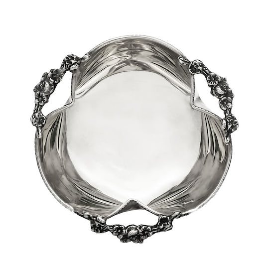 Savvas Design Декоративна купа Silver Сребрист 10x10x4см 1бр