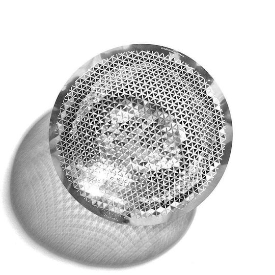 Fundamental Декоративна купа Silver Сив 15x15см 1бр