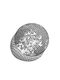 Fundamental Декоративна купа Silver Сив 24x24см 1бр