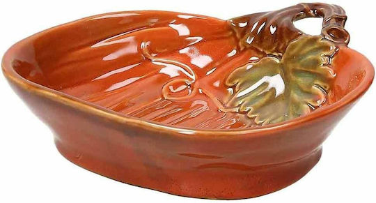 Tognana Dekorative Schüssel Porzellan Orange 19x19cm 1Stück