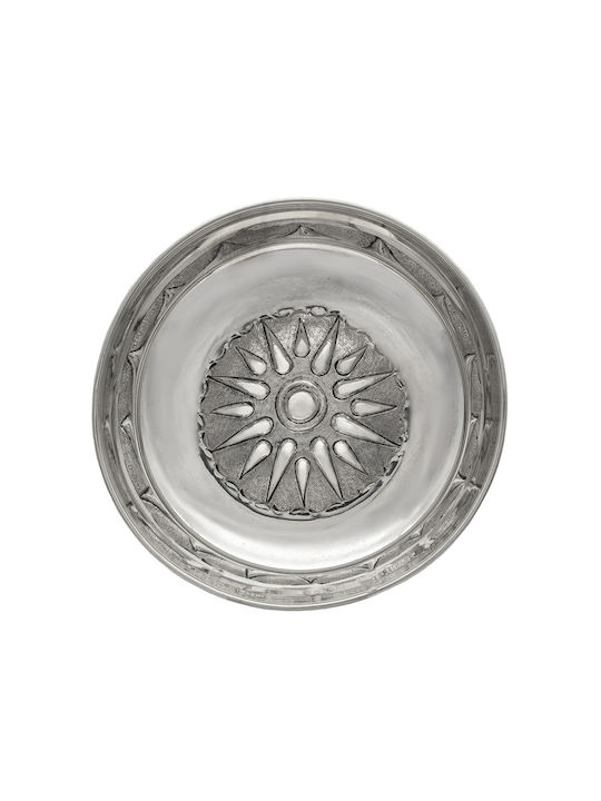 Savvas Design Bol Decorativ Argint Argintiu 18x18x4cm 1buc