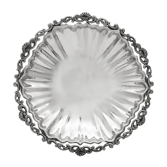 Savvas Design Decorative Bowl Silver 14x14x3cm