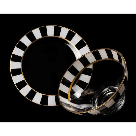 SP Tableware Διακοσμητικό Μπωλ Κρυστάλλινο Διάφανο 26x26cm