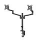 Neomounts Stand Desk Mounted for 2 Monitors up to 27" with Arm (DS60-425BL2)