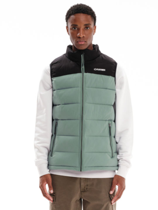 Emerson Sleeveless Jacket Puffer Waterproof Green