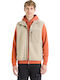 Fucurless Sleeveless Winter Jacket Beige