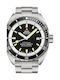 Swiss Military by Chrono Diver Мъжки Часовник 42мм Автоматичен със Сребърна Метална Гривна